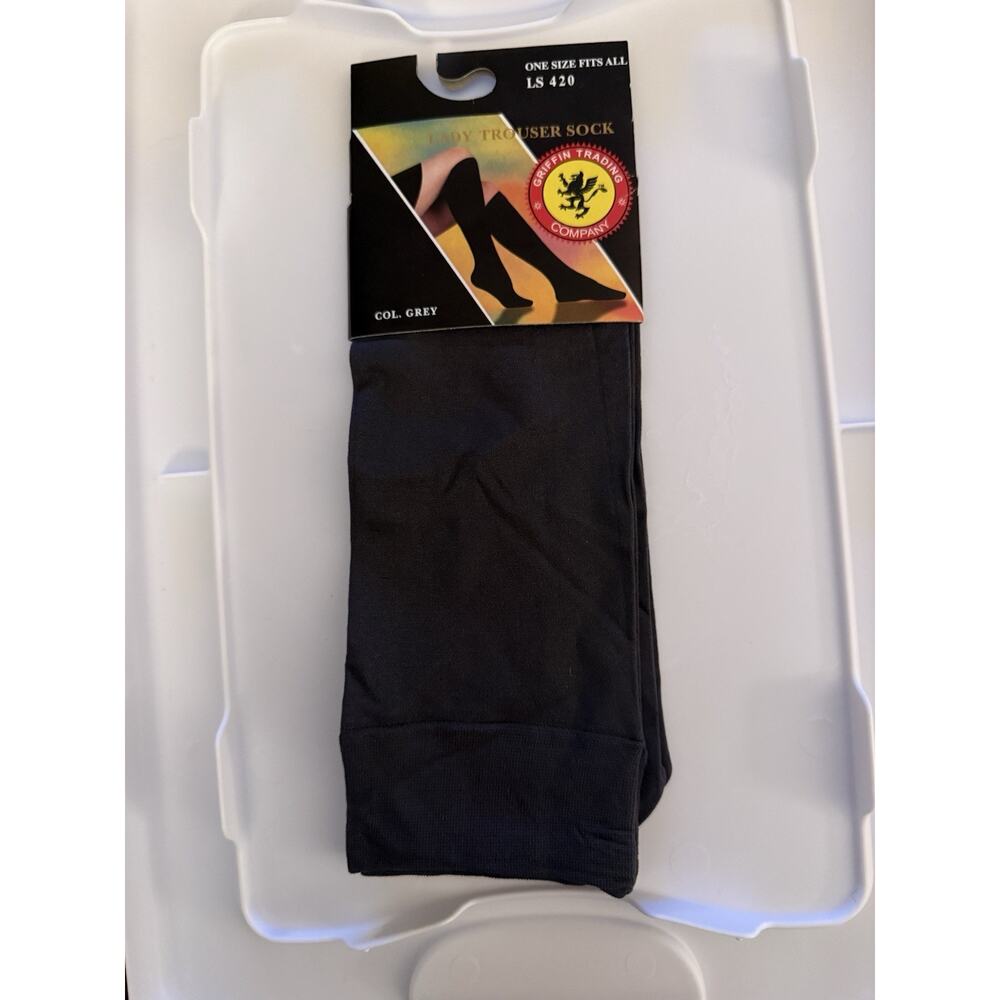 Griffin Trading Company Black Trouser Socks One Size